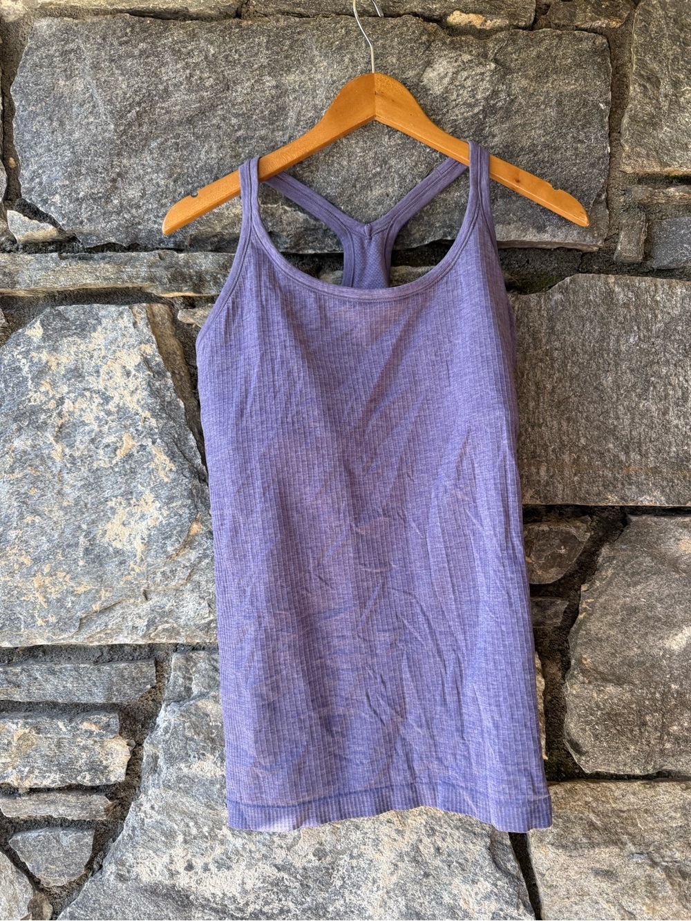Lululemon Purple Ribbed Racerback Tank Top
